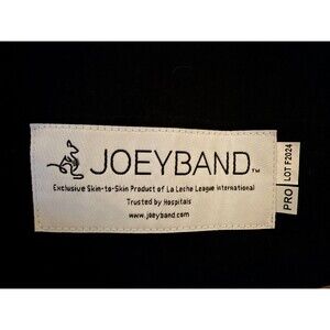 Joeyband PRO Skin-to-Skin Wrap Black LOT F2024 58” x 13” Hospital Use 2029